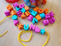Alphabet Stringer Beads – 3D Printed Dexterity Development Toy for Kids by MAYANS | FOFUS, Thrissur Kerala