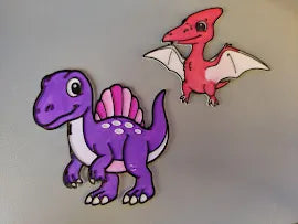 Dinosaur Colouring Set Vol 2 detail – 3D Printed Kids Dino Art Set by MAYANS FOFUS Kerala