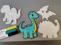 Dinosaurs Themed Colouring Set Vol 2 – 3D Printed 4 More Dinos for Kids by MAYANS | FOFUS, Thrissur Kerala