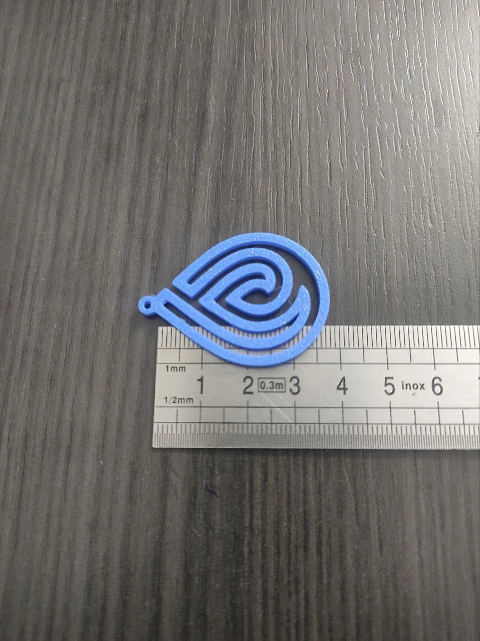 Ocean Spiral Earrings angle – 3D Printed Coastal Wave Jewellery by FOFUS Kerala