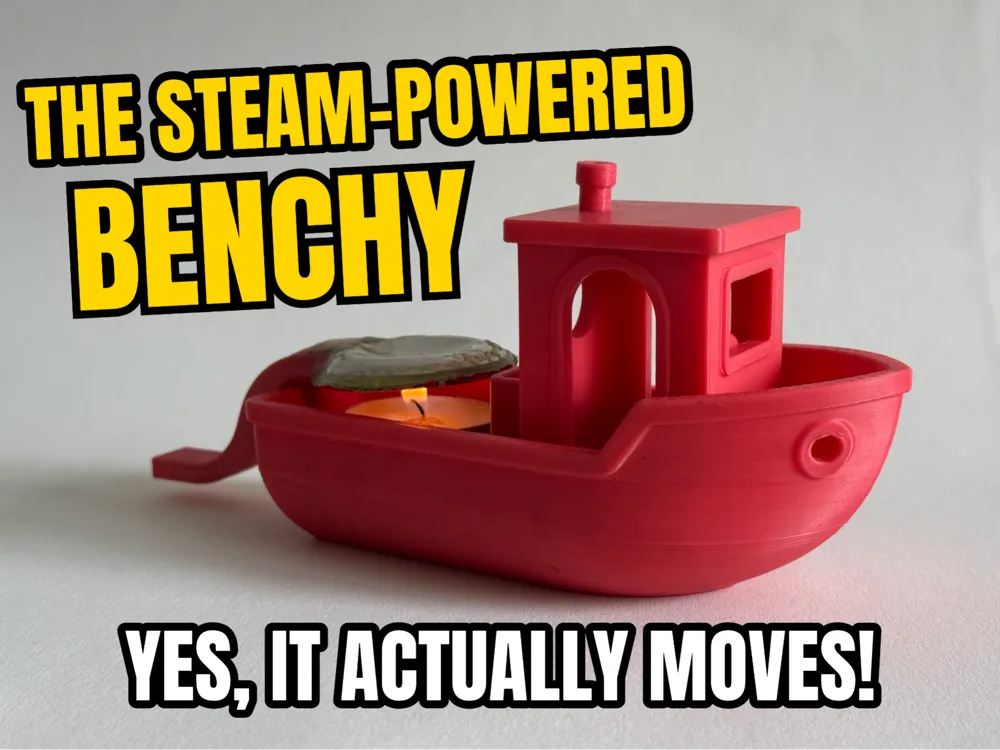 Putt Putt Benchy 3D Printed Toy Boat – Iconic Maker Bath Toy by MAYANS | FOFUS, Thrissur Kerala