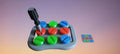 Colourful Play Panel Busy Board – 3D Printed Activity Toy for Kids by MAYANS | FOFUS, Thrissur Kerala