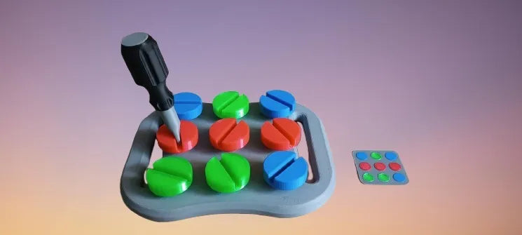 Colourful Play Panel Busy Board – 3D Printed Activity Toy for Kids by MAYANS | FOFUS, Thrissur Kerala