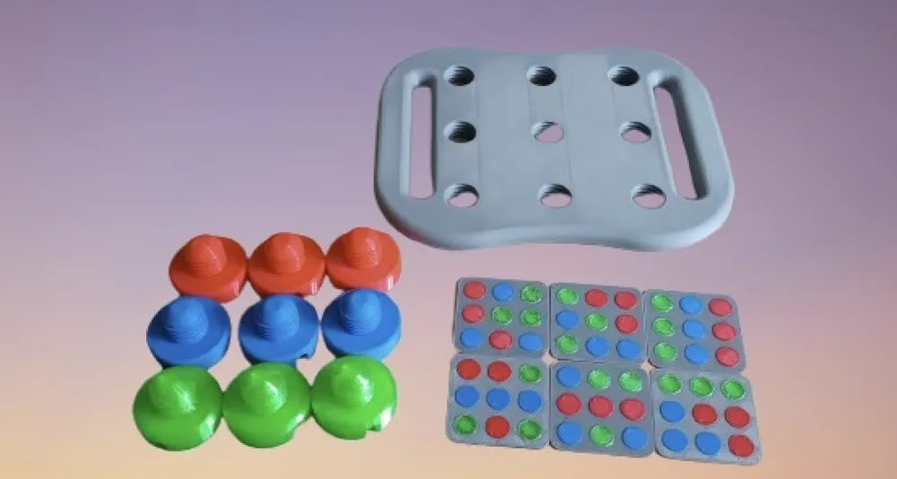 Play Panel Busy Board angle – 3D Printed Activity Toy by MAYANS FOFUS Kerala
