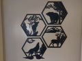 Hexagon Wall Art Geometric – 3D Printed Bold Geometric Wall Sculpture by FOFUS, Thrissur Kerala