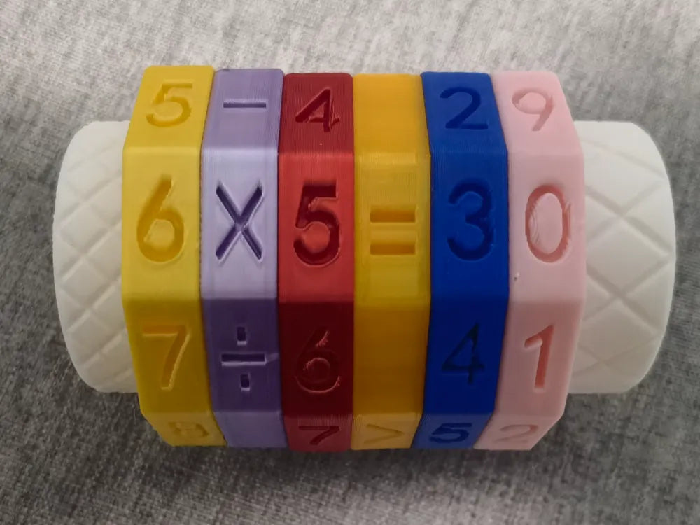 Educational Rotating Number Toy – 3D Printed Montessori Learning for Kids by MAYANS | FOFUS, Thrissur Kerala