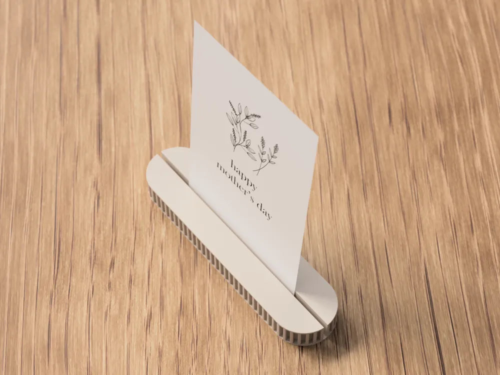 Photo Card Holder Mother's Day angle – 3D Printed Floral Photo Stand Gift by FOFUS Kerala