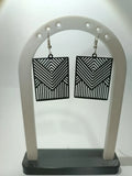 Chevron Arc Earrings – 3D Printed Dynamic Angular Jewellery by FOFUS, Thrissur Kerala