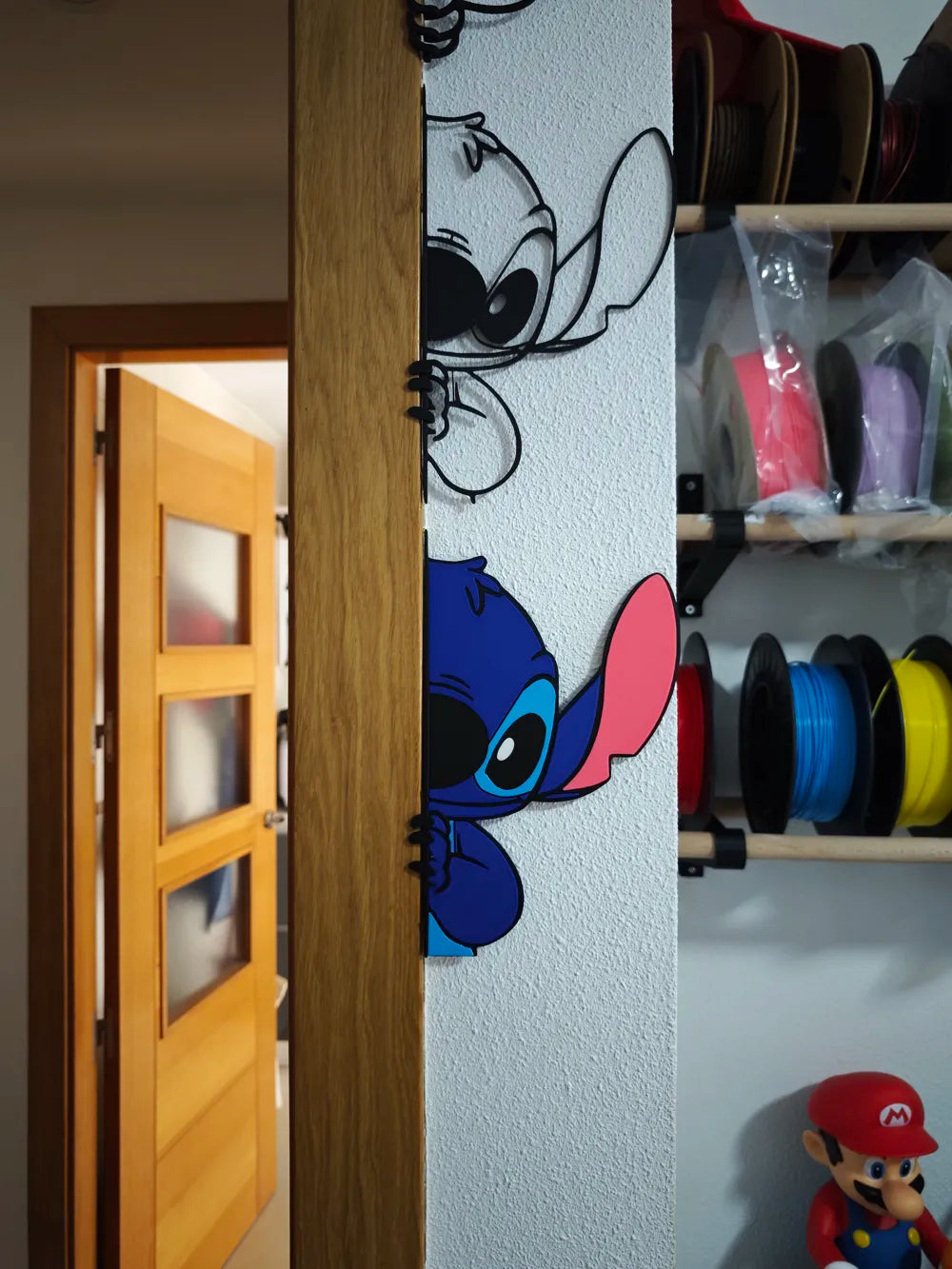 Stitch Wall Art angle – 3D Printed Disney Lilo and Stitch Decor by FOFUS Kerala