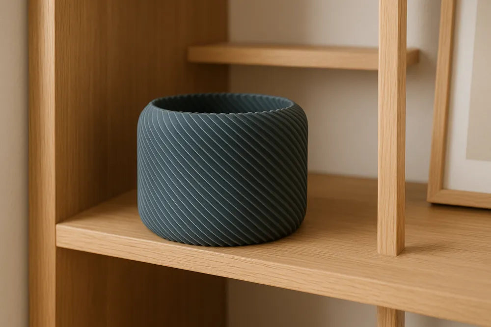 Botany Chic Planter side – 3D Printed Elegant Plant Pot by FOFUS Kerala