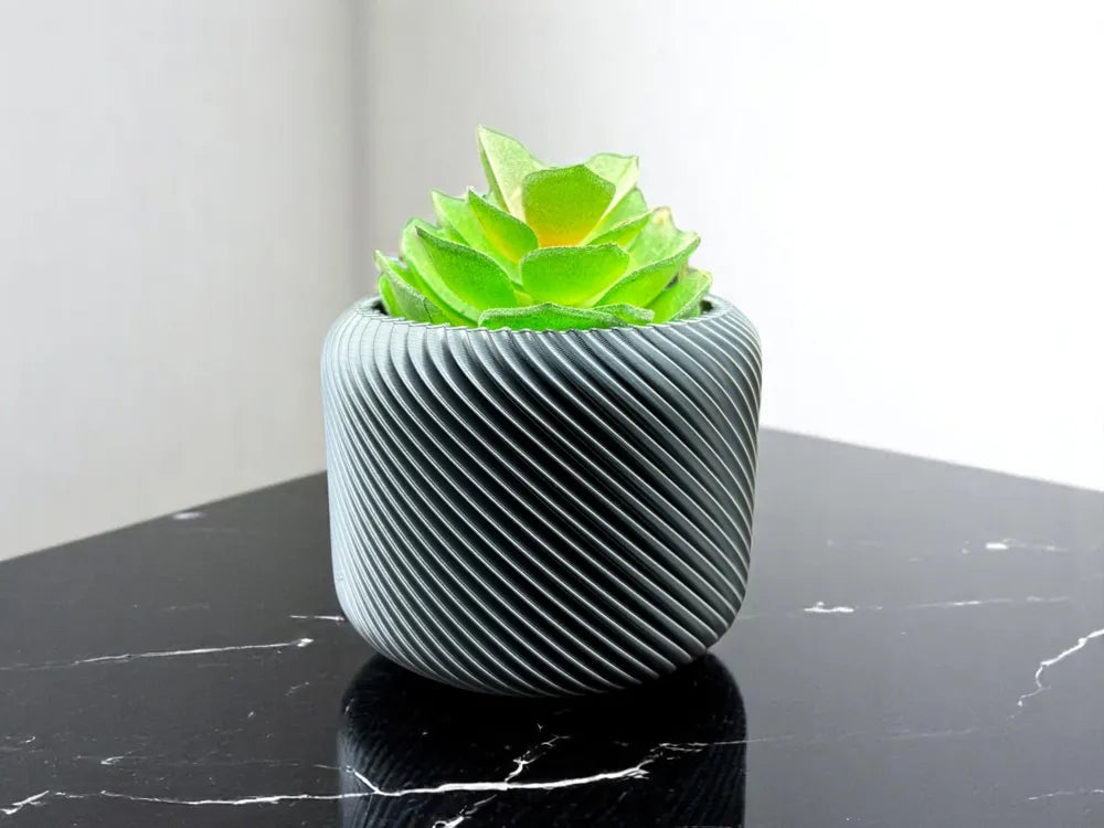 Claudia Planter detail – 3D Printed Chic Indoor Planter by FOFUS Kerala