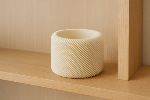 Claudia Botany Planter angle – 3D Printed Elegant Indoor Pot by FOFUS Kerala