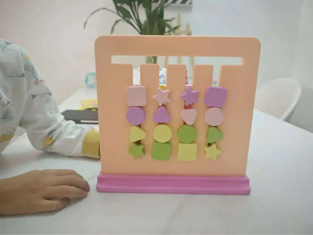 Shape Logic and Color Educational Toy – 3D Printed Montessori for Kids by MAYANS | FOFUS, Thrissur Kerala