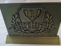 Father's Day Plaque World's Best Dad – 3D Printed Father's Day Wall Plaque by FOFUS, Thrissur Kerala