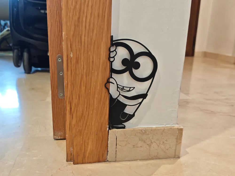 Minion Wall Art and Door Art Vertical – 3D Printed Despicable Me Decor by FOFUS, Thrissur Kerala