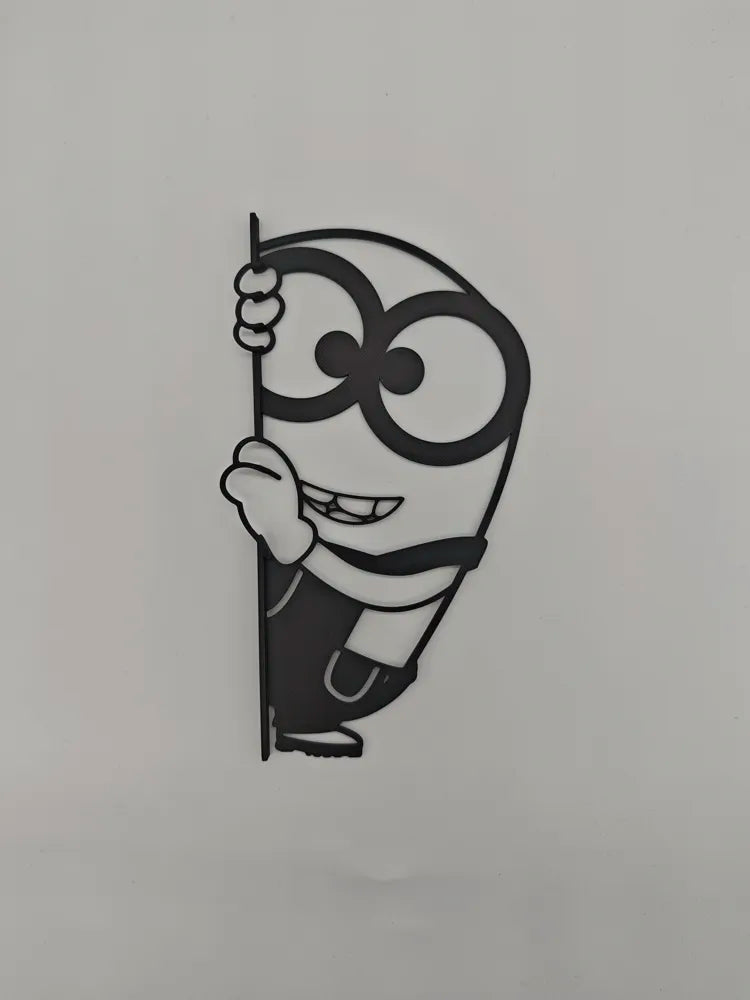 Minion Wall Art and Door Art Vertical angle – 3D Printed Despicable Me Decor by FOFUS Kerala