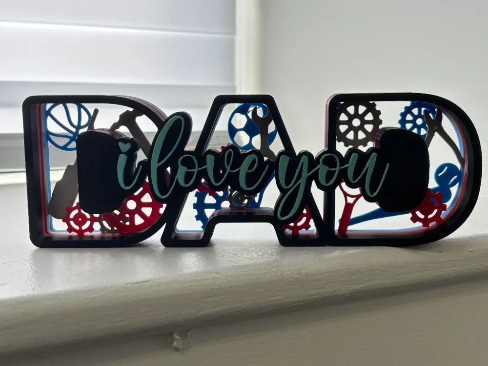 Father's Day Desk Gift Set – 3D Printed Personalized Desk Decor Gift by FOFUS, Thrissur Kerala