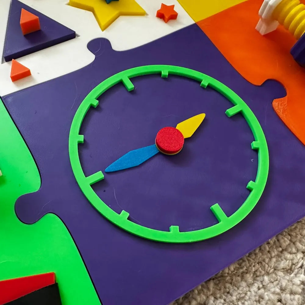 Baby Activity Board detail 3 – 3D Printed Sensory Learning Baby Toy by MAYANS FOFUS Kerala