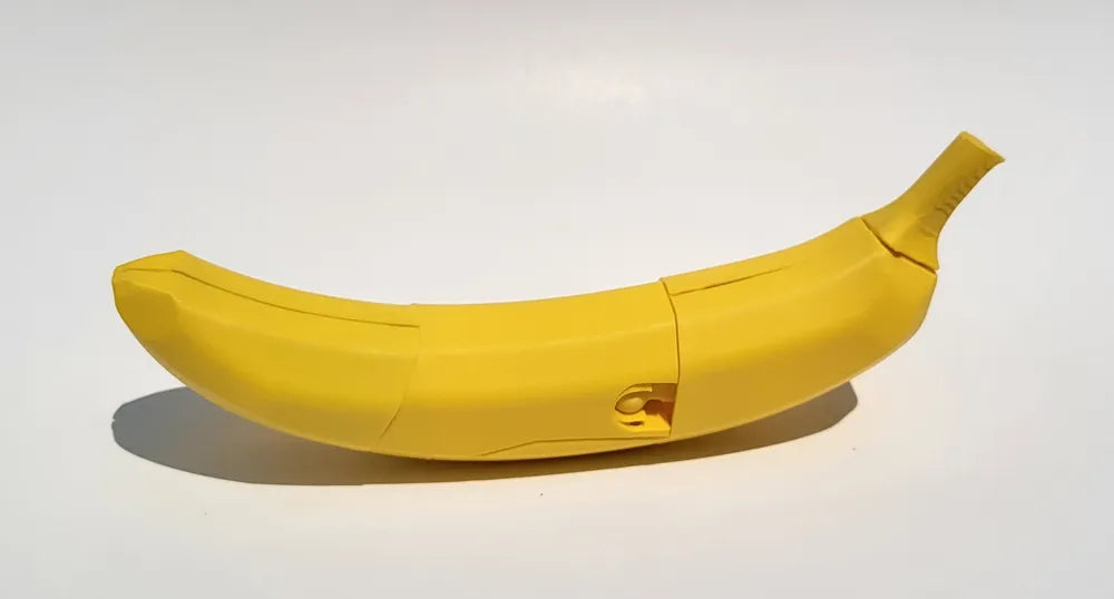 G1 Docobot Assassanana angle – 3D Printed Robot Banana Novelty Figurine by FOFUS Kerala