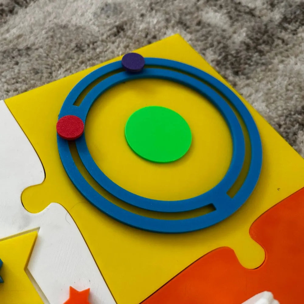 Baby Activity Board detail 1 – 3D Printed Sensory Baby Toy by MAYANS FOFUS Kerala