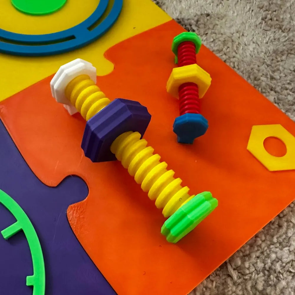 Baby Activity Board detail 4 – 3D Printed Sensory Baby Discovery Toy by MAYANS FOFUS Kerala