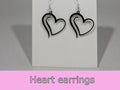 Heart Earrings – 3D Printed Classic Romantic Jewellery by FOFUS, Thrissur Kerala