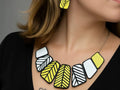 Geometric Pendant and Earring Set – 3D Printed Matching Jewellery Set by FOFUS, Thrissur Kerala