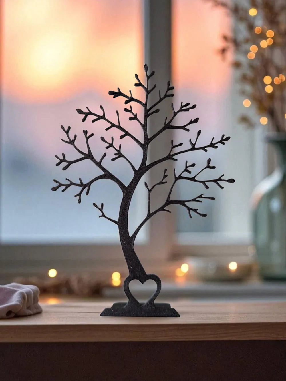 Minimalist Tree Decor angle – 3D Printed Nature Sculptural Accent by FOFUS Kerala