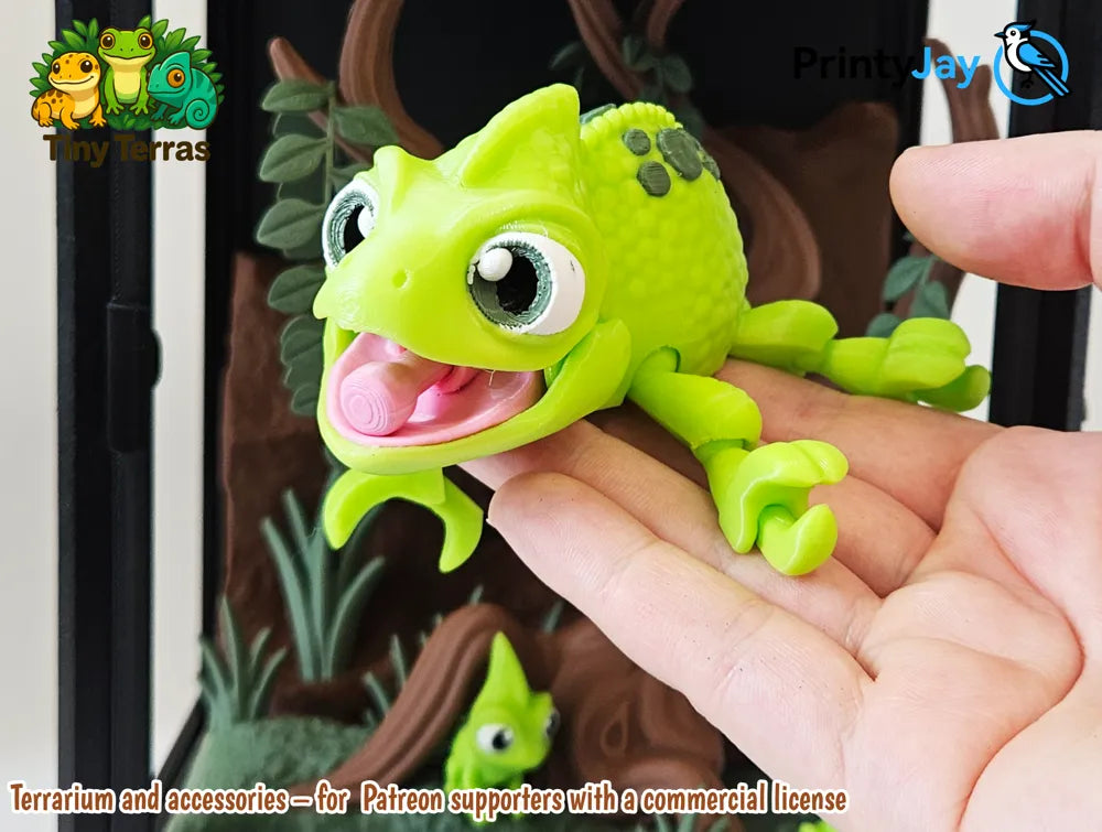 Veiled Chameleon – Tongue-Tastic Treeclimbe
