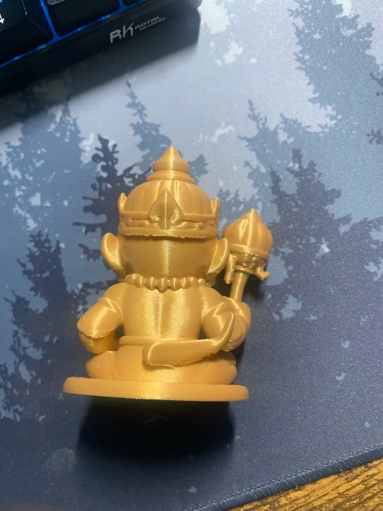 Hanuman Eternal Devotee Idol angle – 3D Printed Protector Bajrangbali by FOFUS Kerala