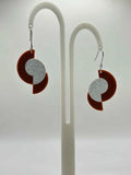 Luna Crescent Moon Earrings – 3D Printed Minimalist Moon Jewellery by FOFUS, Thrissur Kerala
