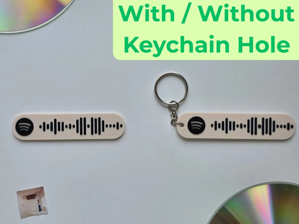 Spotify Keychain angle – 3D Printed Personalised Song Code Tag by MAYANS FOFUS Kerala