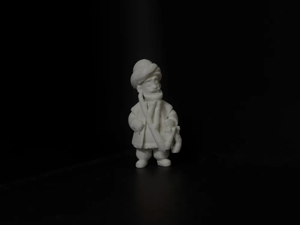 Afanti Folk Hero Articulated Figurine angle – 3D Printed Collectible by FOFUS Kerala