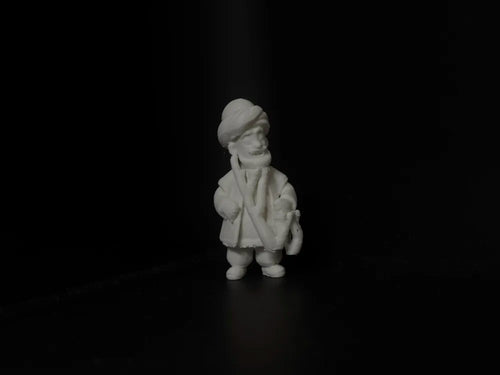 Afanti Folk Hero Articulated Figurine angle – 3D Printed Collectible by FOFUS Kerala
