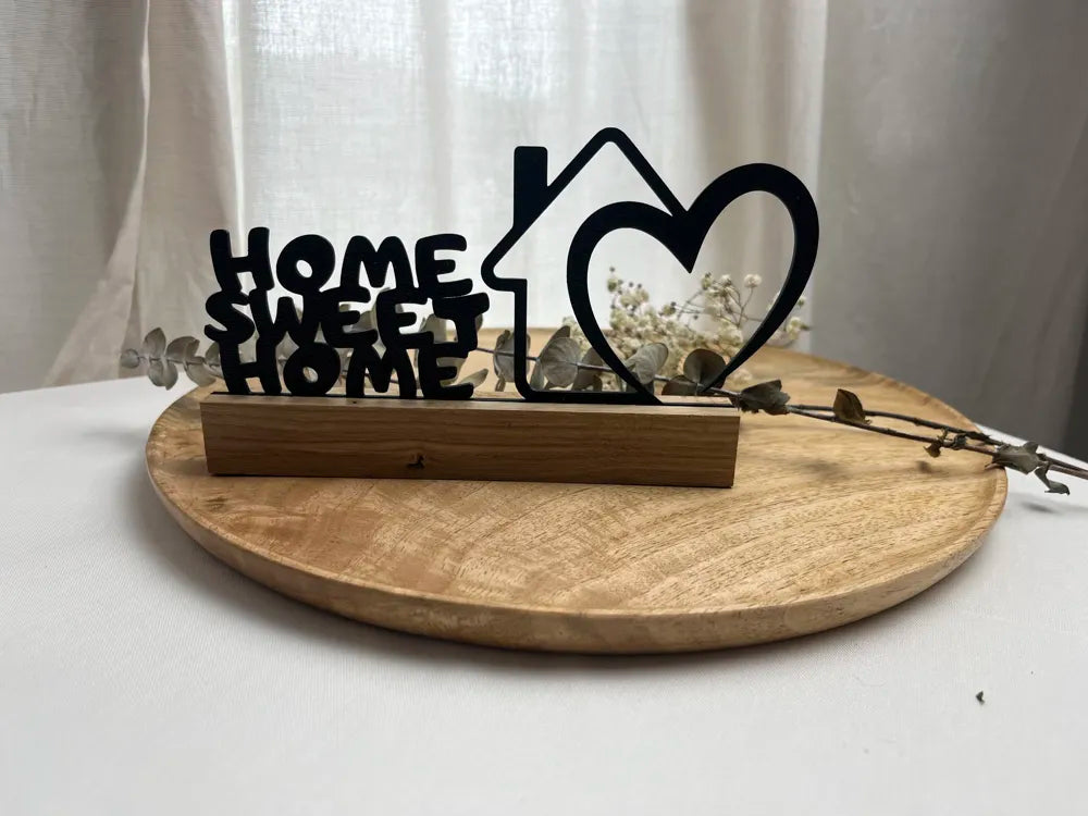 Home Sweet Home Deko angle – 3D Printed Housewarming Sign by FOFUS Kerala