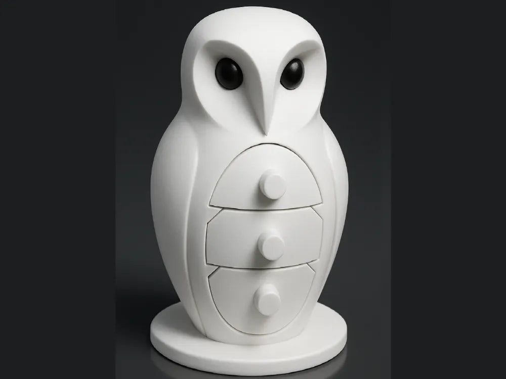 Owlganizer Owl Desk Organiser – 3D Printed Whimsical Pen and Pencil Holder by FOFUS, Thrissur Kerala
