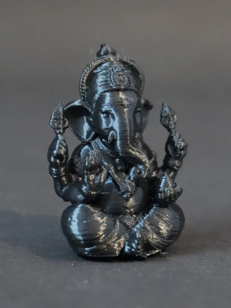 Good Luck Ganapathy Idol side view – 3D Printed Ganpati Prosperity Statue by FOFUS Kerala