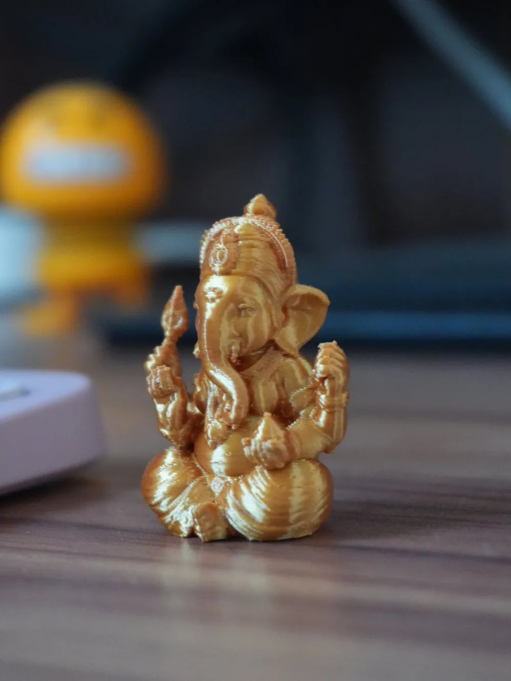 Ganapathy Prosperity Idol detail – Premium 3D Printed Sacred Figurine by 3D Divine FOFUS Kerala