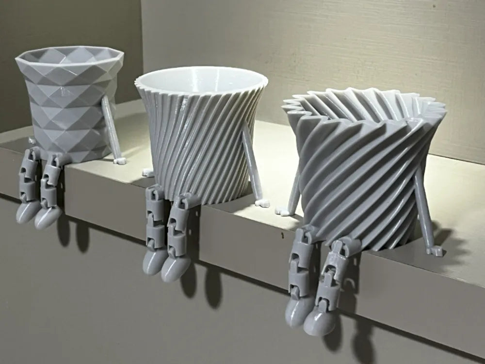 Cute Mini Pots for Succulents – 3D Printed Small Decorative Planters by FOFUS, Thrissur Kerala