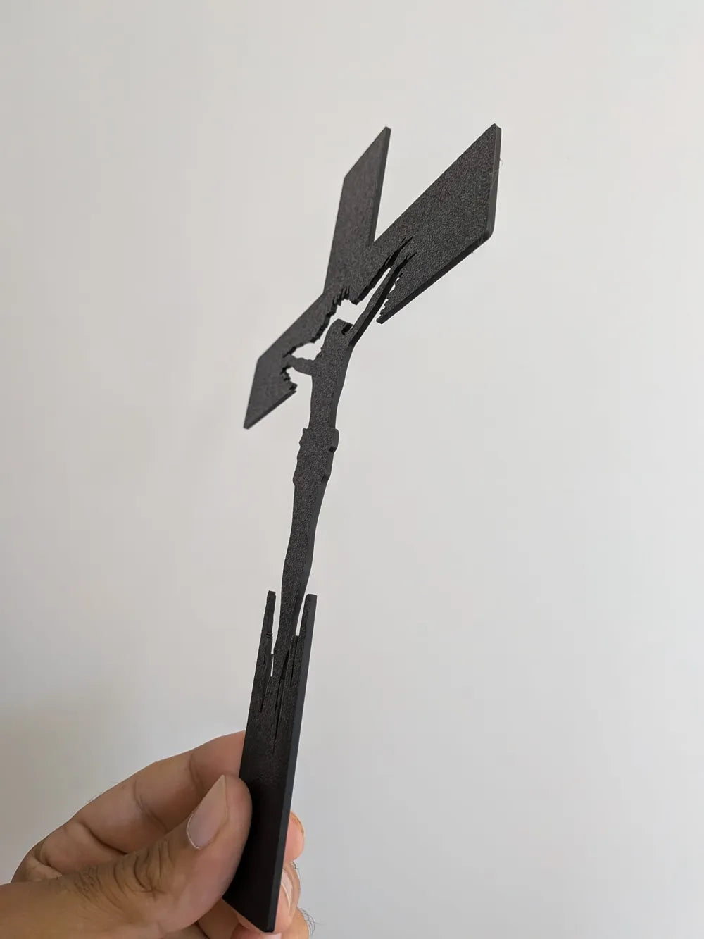 Jesus Cross Wall Art detail – 3D Printed Christian Faith Cross Layered Sculpture by FOFUS Kerala
