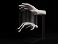 Overtaken – 3D Printed Dramatic Overtaking Scene Desk Art by FOFUS, Thrissur Kerala
