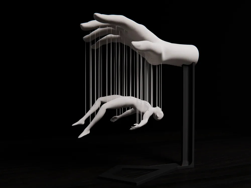 Overtaken – 3D Printed Dramatic Overtaking Scene Desk Art by FOFUS, Thrissur Kerala