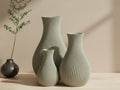 Modern Japandi Vase – 3D Printed Minimalist Japanese Scandinavian Vase by FOFUS, Thrissur Kerala