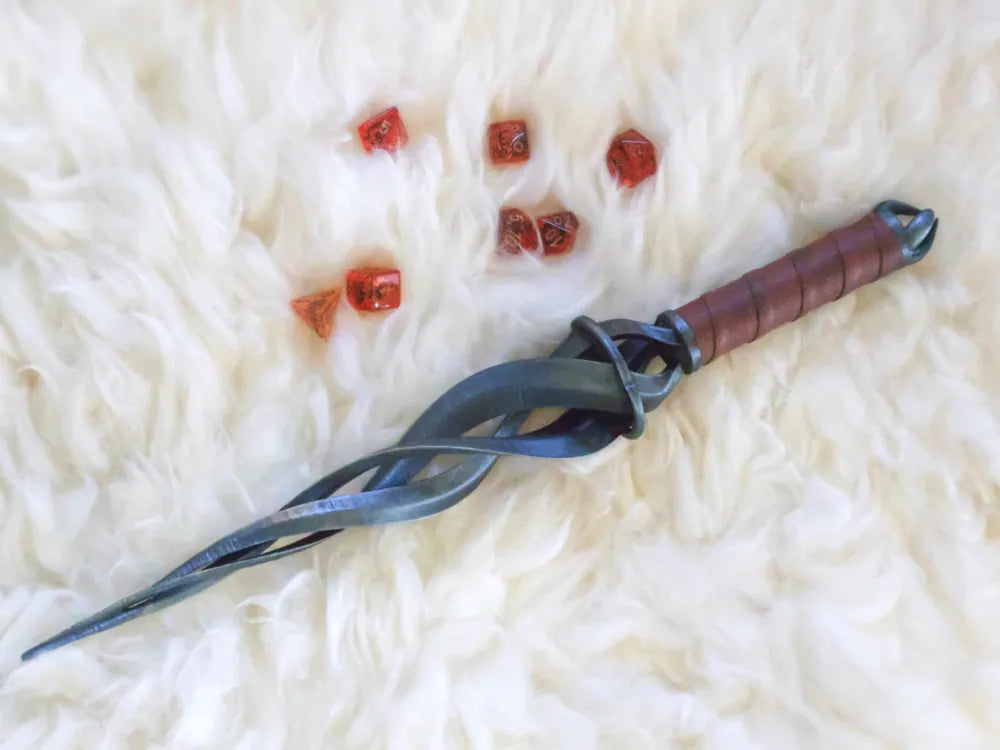 Twisted Ritual Dagger Fantasy Prop – 3D Printed Decorative Fantasy Dagger by FOFUS, Thrissur Kerala