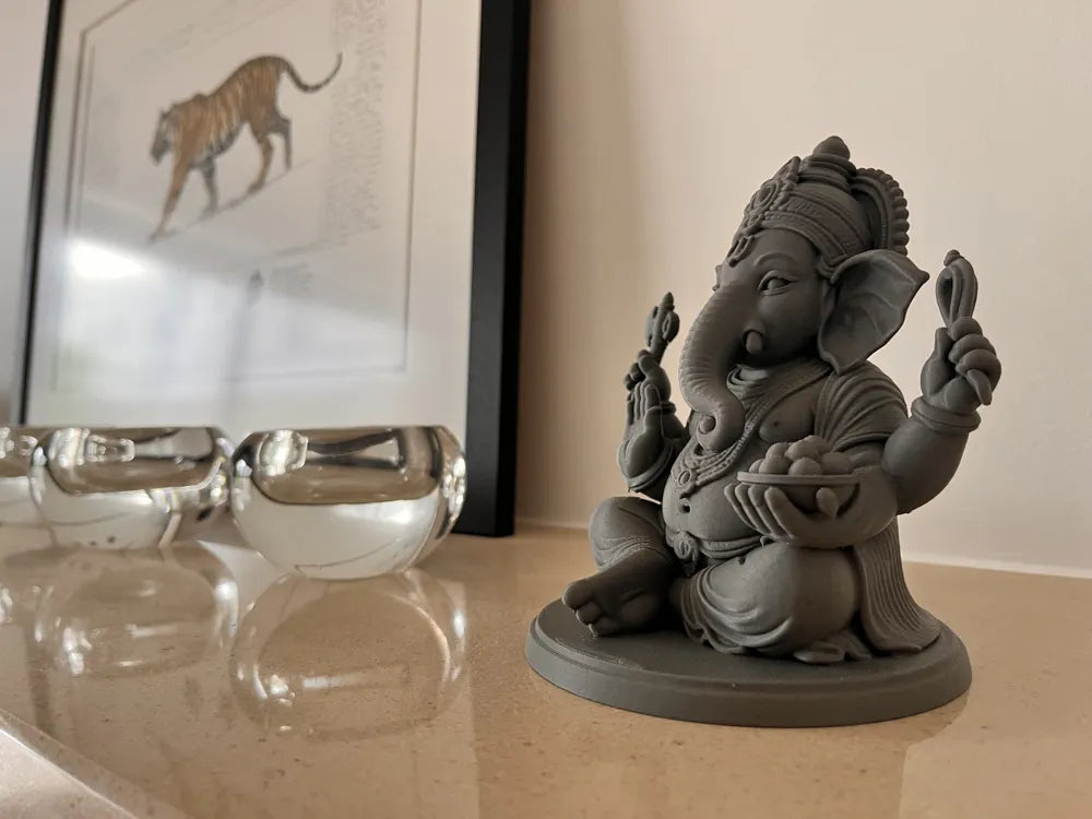 Ganesh God Statue detail – 3D Printed Beloved Hindu Deity Idol by 3D Divine FOFUS Kerala