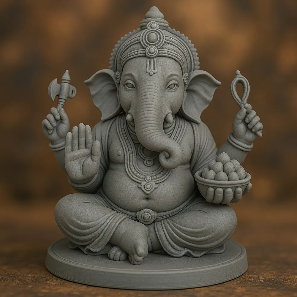 Ganesha God Statue – 3D Printed Remover of Obstacles Ganesh Idol by 3D Divine | FOFUS, Thrissur Kerala