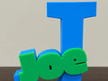Parametric Customisable Name Letter – 3D Printed Geometric Art by FOFUS, Thrissur Kerala