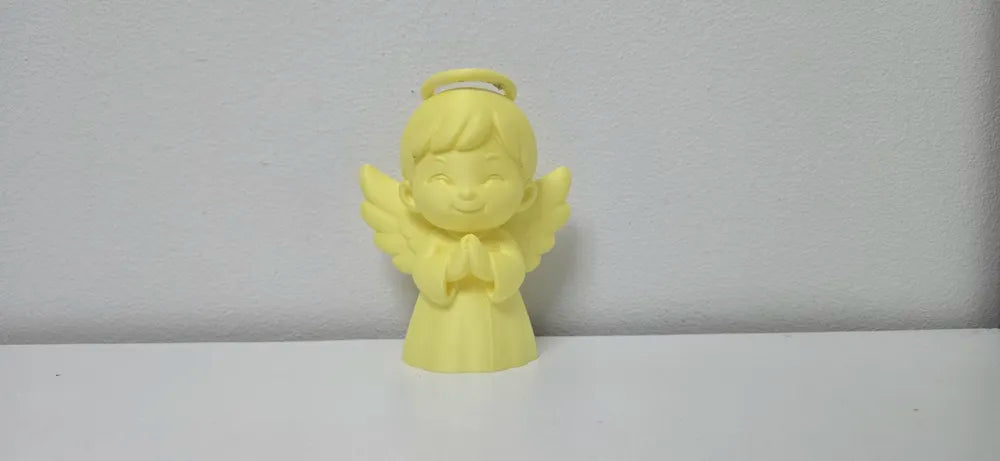 Guardian Angel Praying Figurine angle – 3D Printed Christian Gift Statue by FOFUS Kerala