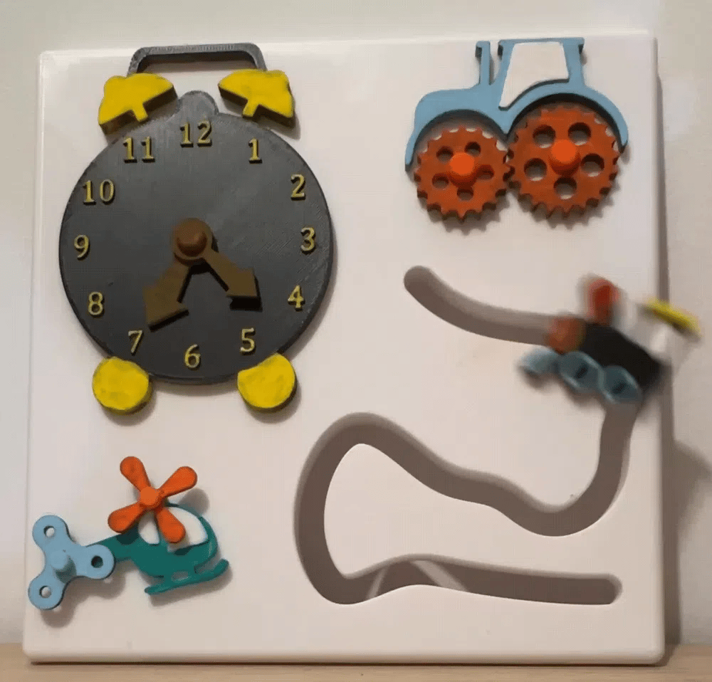 Activity Panel angle – 3D Printed Multi-Sensory Play Station by MAYANS FOFUS Kerala