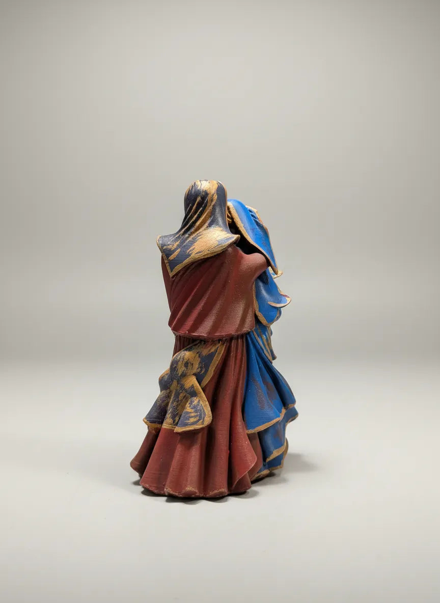 Holy Family Nativity angle view – 3D Printed Christmas Sacred Art by FOFUS Kerala